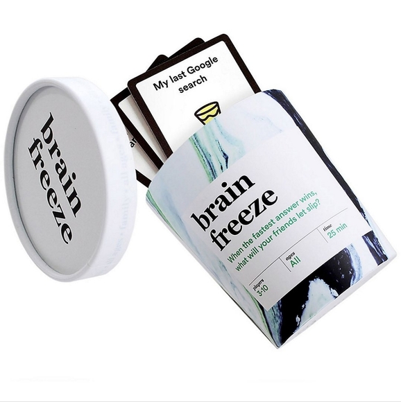 Brain Freeze Family Friendly Card Game Night 10+ 3-10 Players Cute Icecream Case - Picture 2 of 8